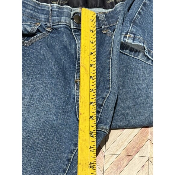 Lee Sinfully Soft Jeans 10 Medium’s Women’s Bootcut Denim Elastic Waist - Picture 7 of 10